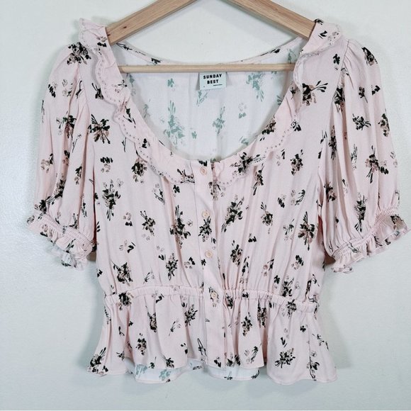 Aritzia  Sunday Best Floral Marisole Blouse - Picture 3 of 12